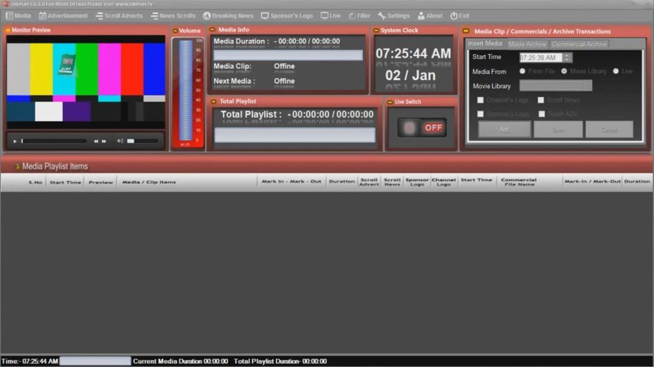 Uniplay-CG - Screenshot #1