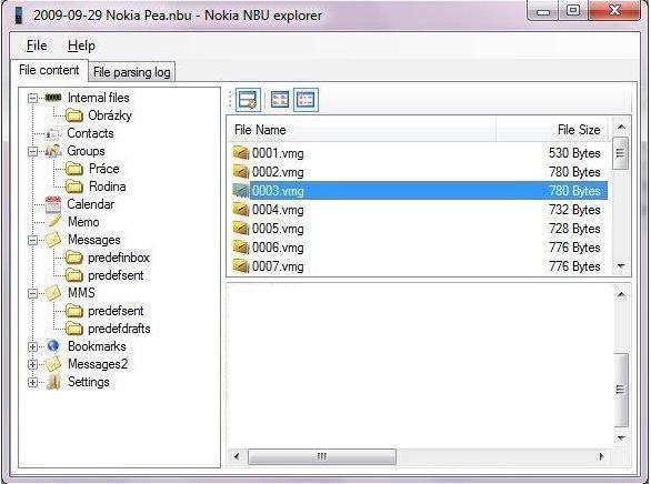NbuExplorer - Screenshot #2