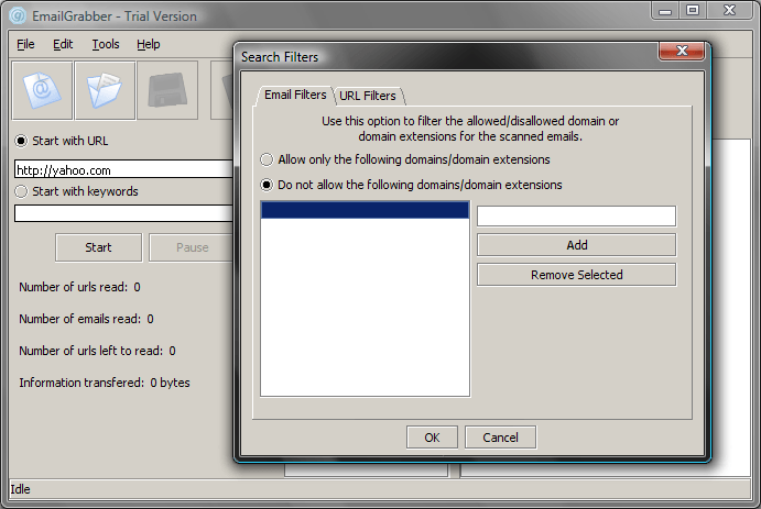Email Grabber - Screenshot #5