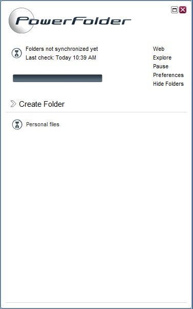 PowerFolder - Screenshot #4