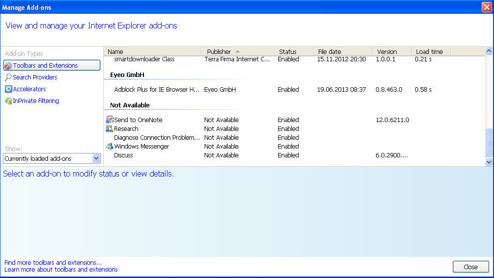 Adblock Plus for IE - Screenshot #13