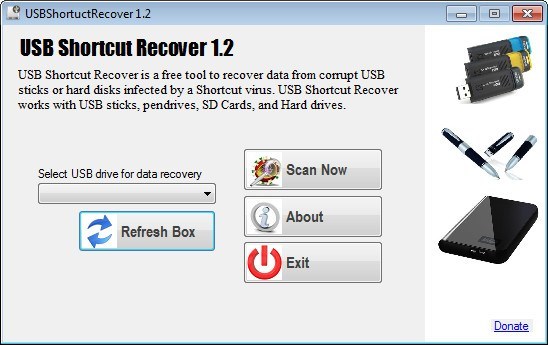 USB Shortcut Recover - Screenshot #3