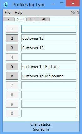 Profiles for Lync 2013 - Screenshot #2