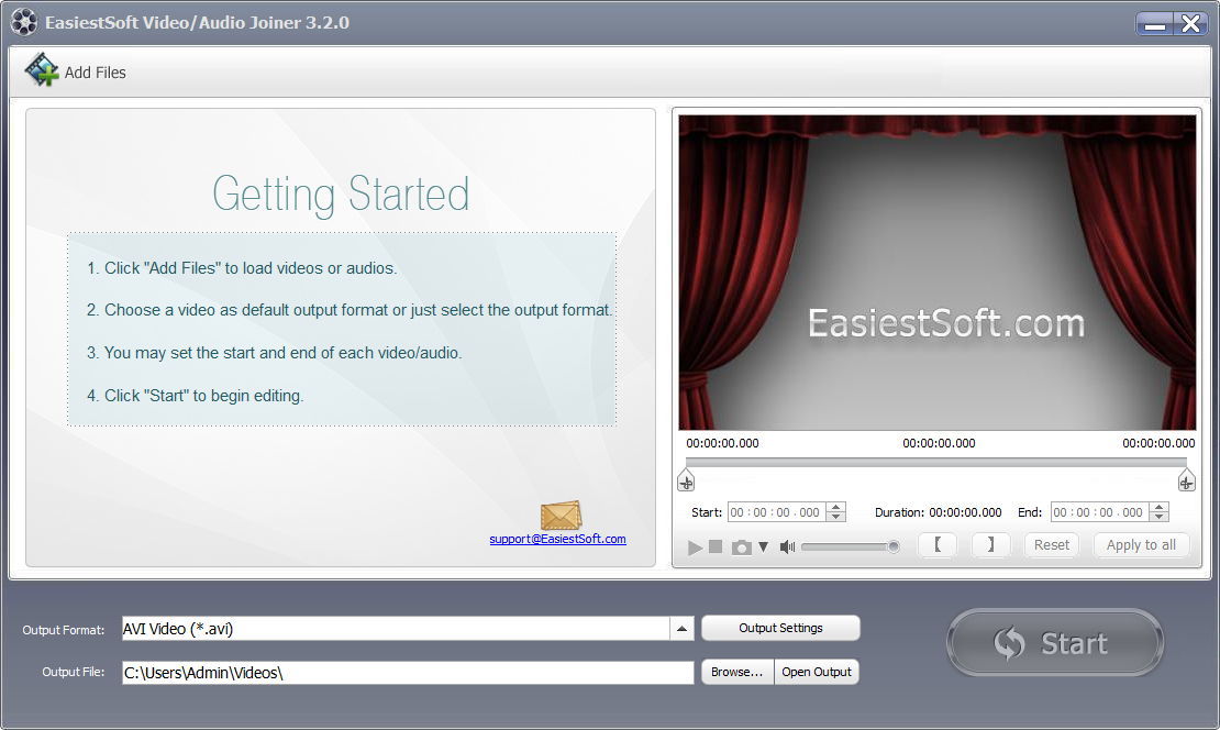 EasiestSoft Movie Editor - Screenshot #20