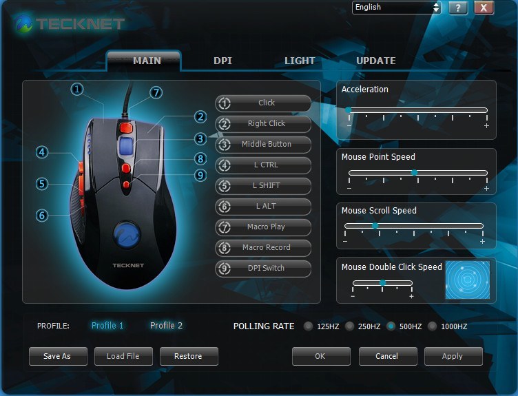 TECKNET X9800 Gaming Mouse latest version - Get best Windows software