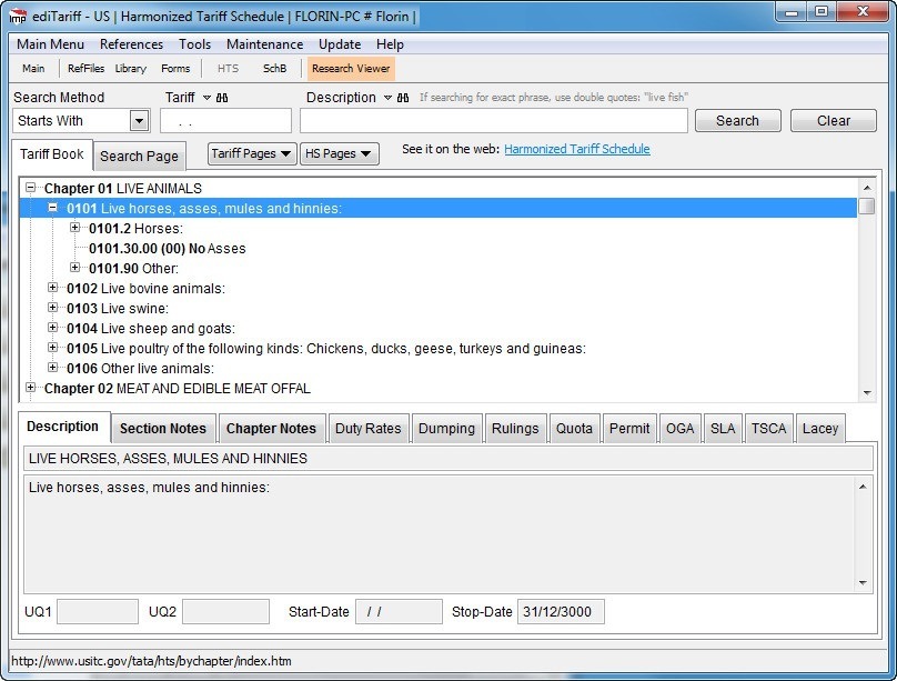 ediTariff - Screenshot #1