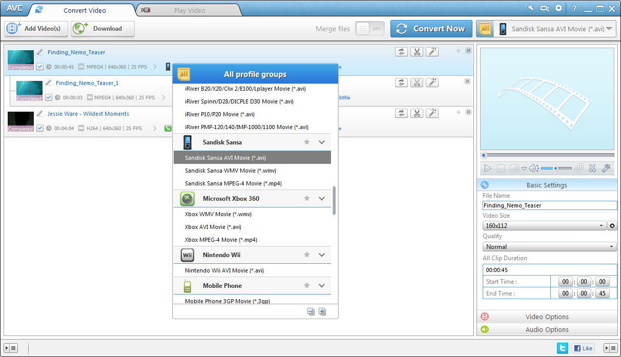 Any Video Converter Professional - Screenshot #5