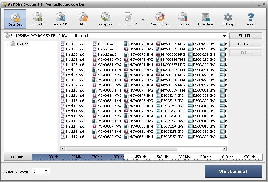AVS Disc Creator - Screenshot #13