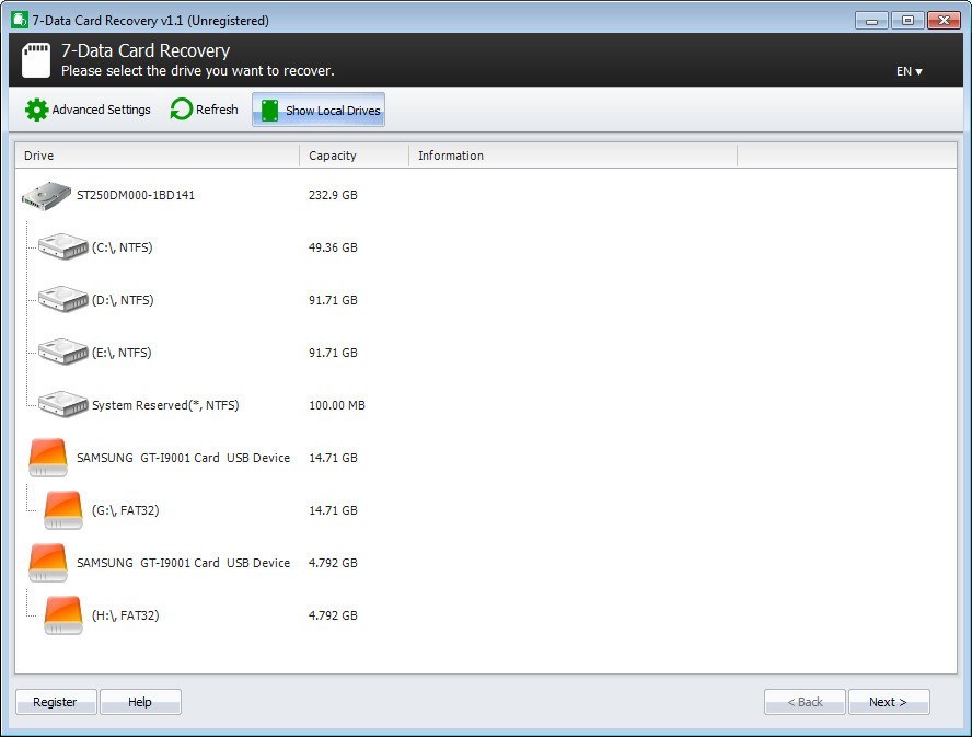7-Data Card Recovery - Screenshot #14