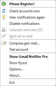Gmail Notifier Pro - Screenshot #9