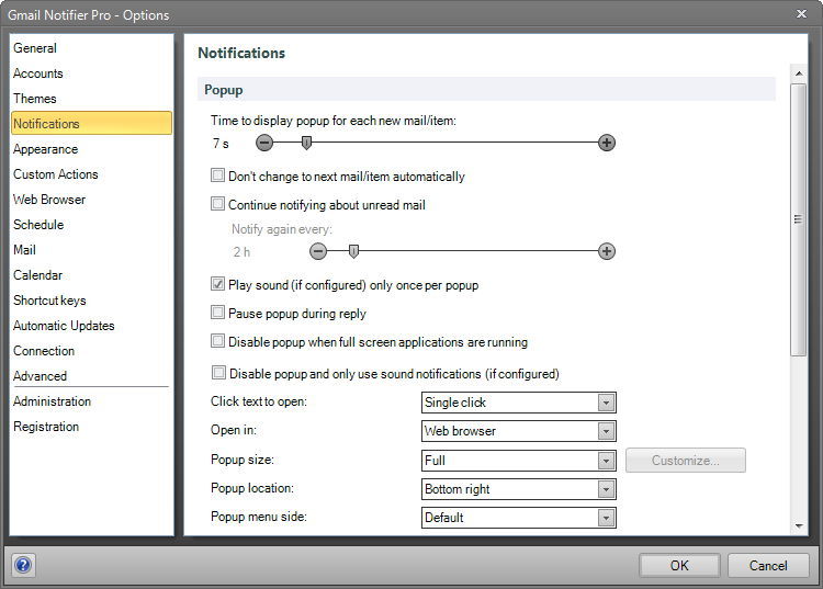 Gmail Notifier Pro - Screenshot #5