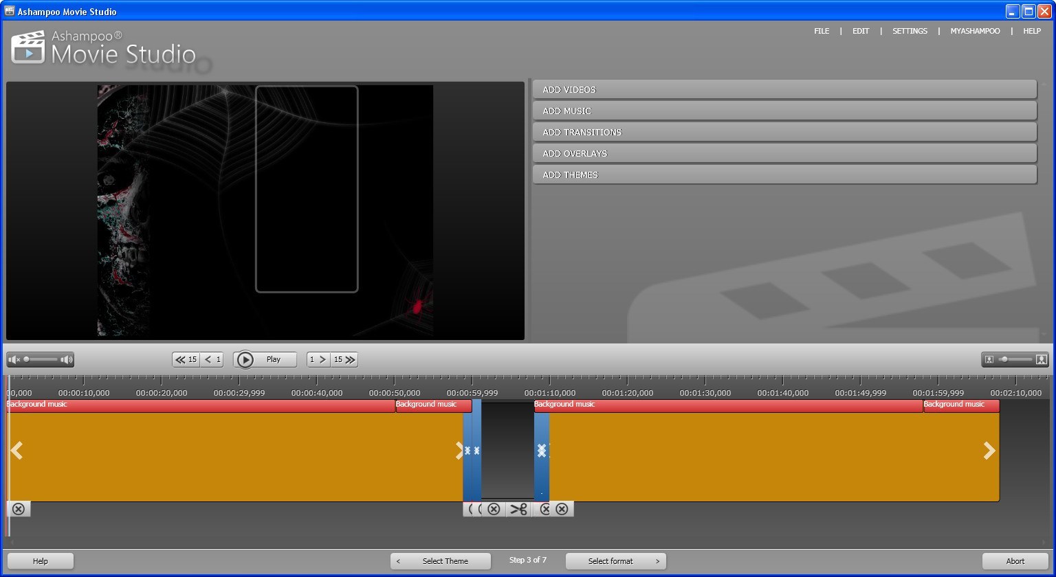 Ashampoo Movie Studio - Screenshot #1