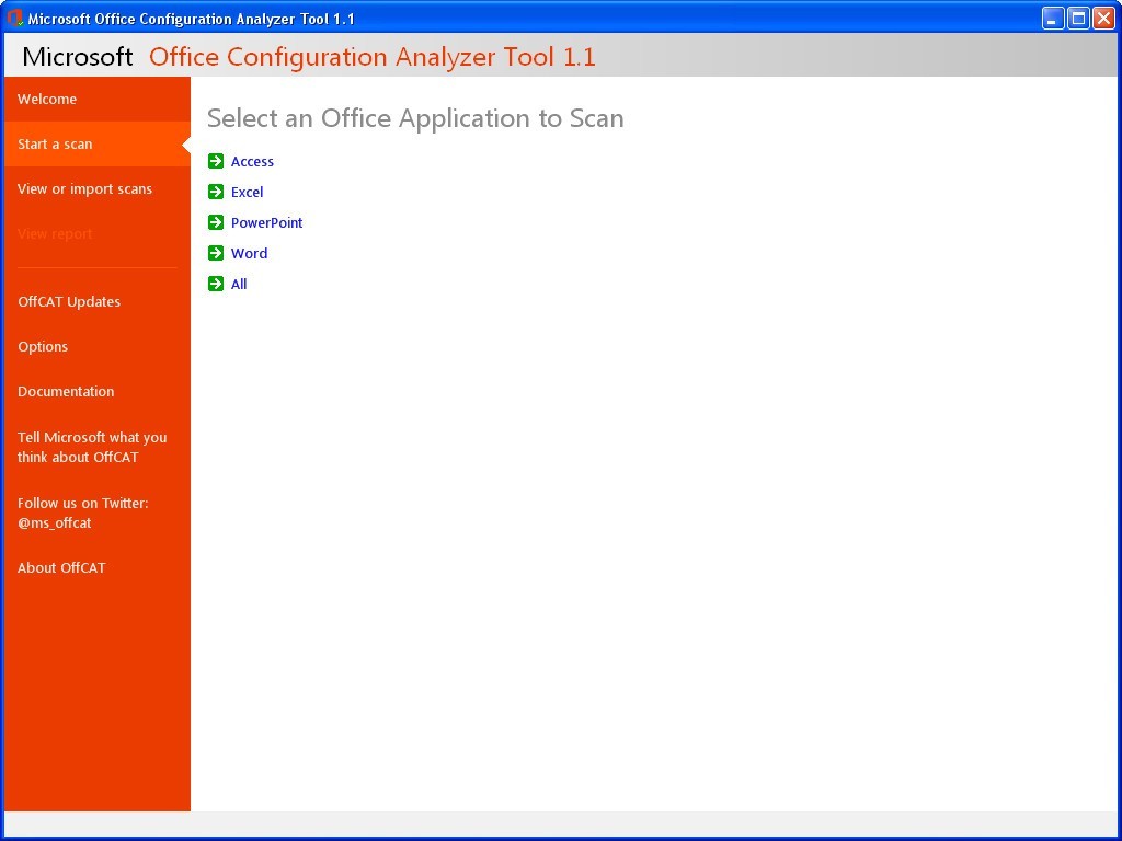 Microsoft Office Configuration Analyzer Tool - Screenshot #11