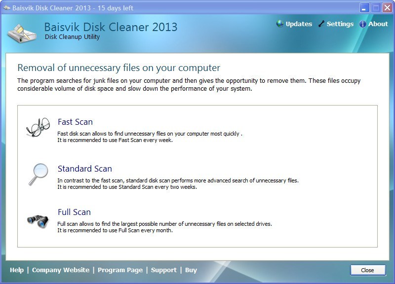 Baisvik Disk Cleaner - Screenshot #4