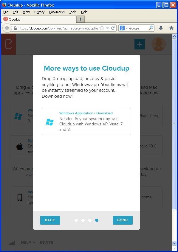 Cloudup - Screenshot #4