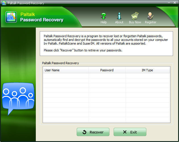 Paltalk Password Recovery download for free - SoftDeluxe