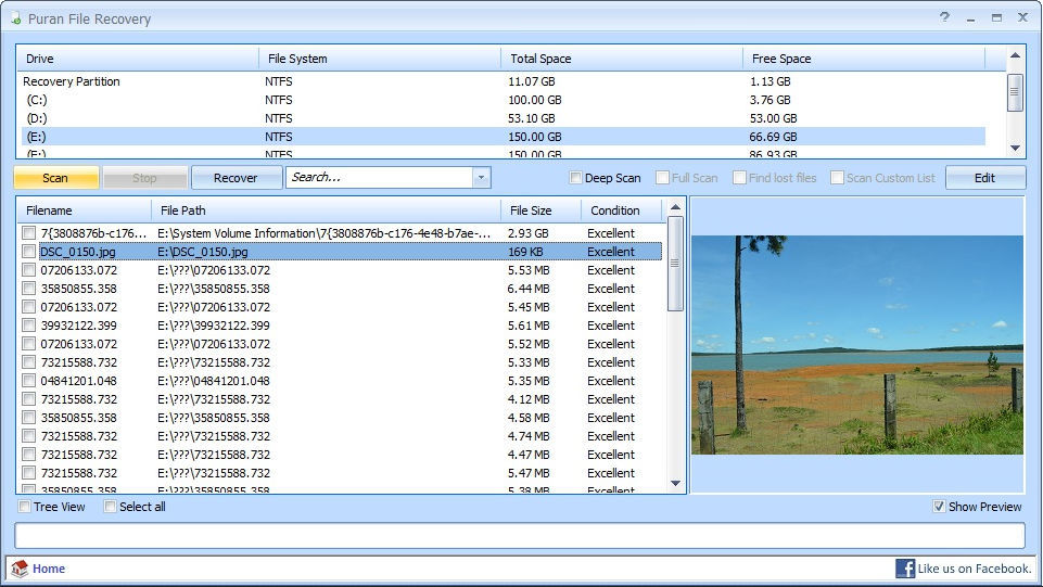 Puran File Recovery - Screenshot #5