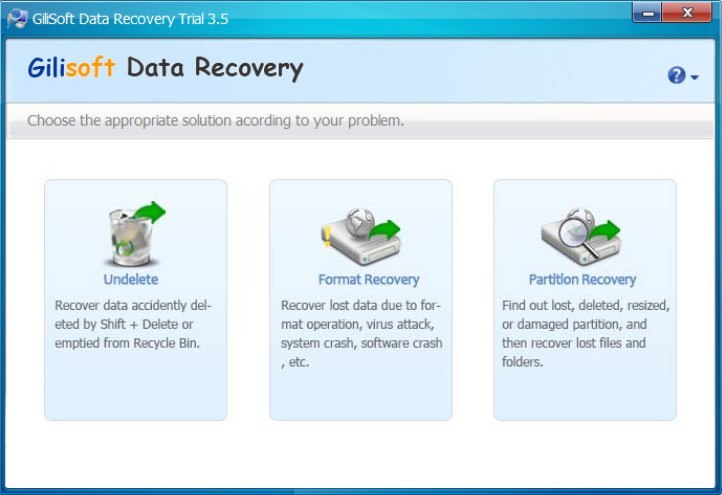 GiliSoft Data Recovery - Screenshot #2