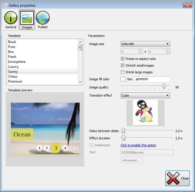 WOW Slider - Screenshot #7
