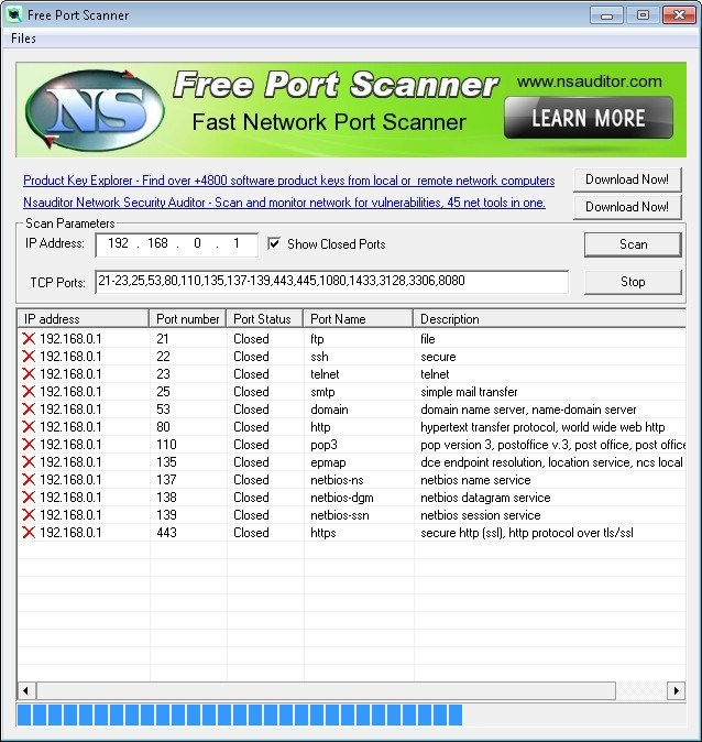 Free Port Scanner - Screenshot #5