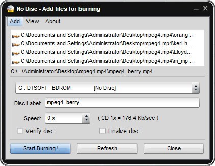 Easy Disc Burner - Screenshot #15