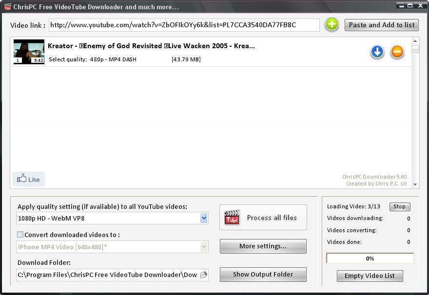 ChrisPC VideoTube Downloader Pro 14.23.0816 instal the new version for apple