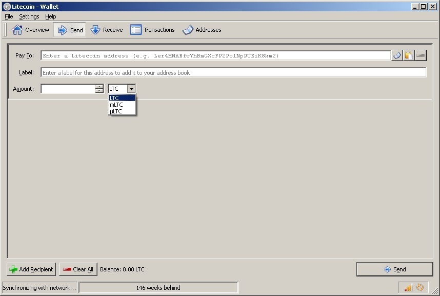 Litecoin - Screenshot #12
