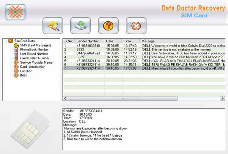 Data Doctor Recovery - SIM Card - Screenshot #7