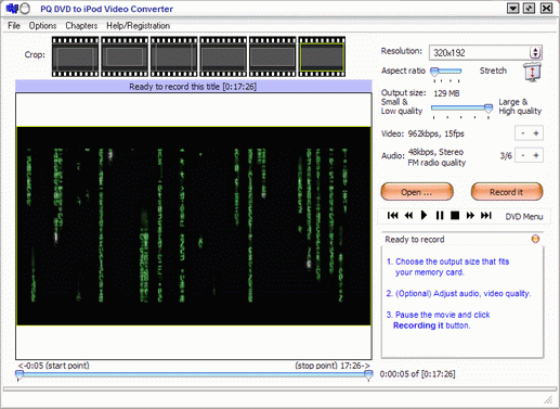 PQ DVD to iPod Video Suite - Screenshot #3