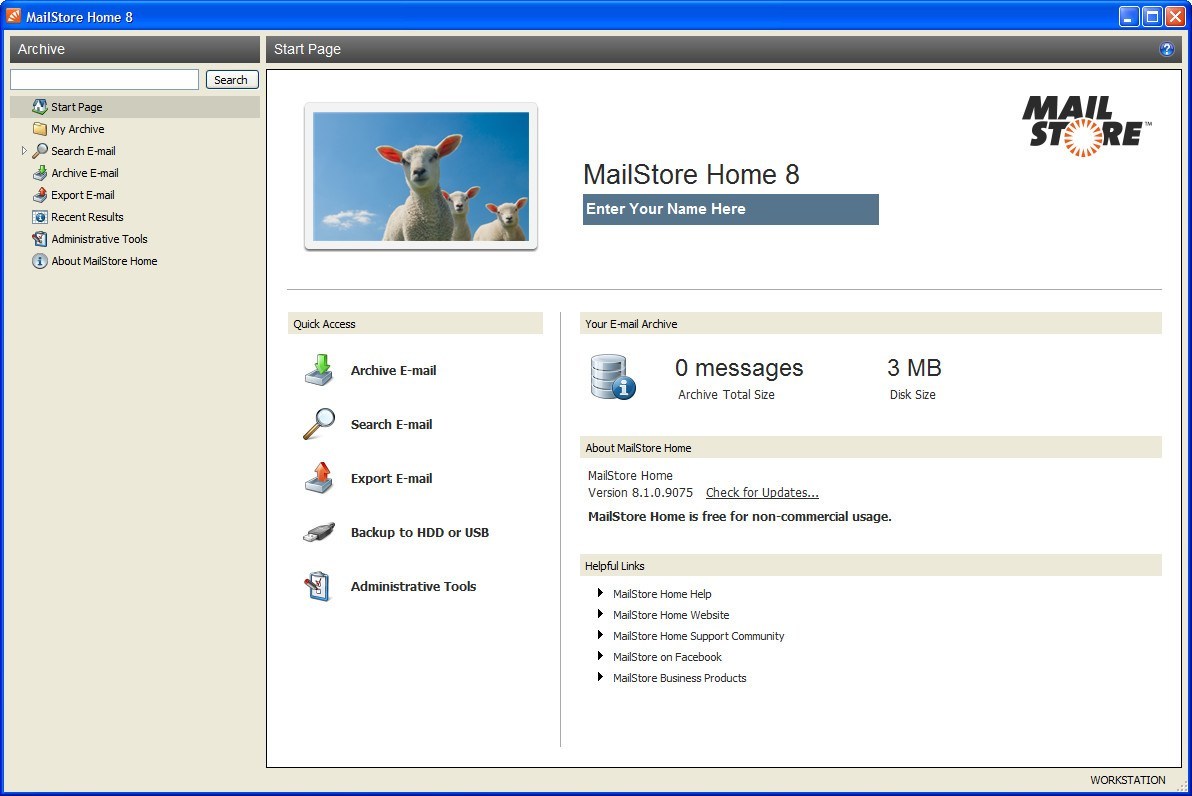 MailStore Home - Screenshot #18