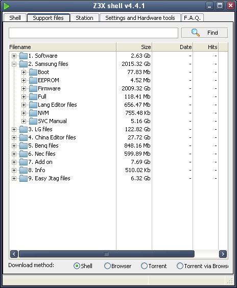 z3x shell - Screenshot #1