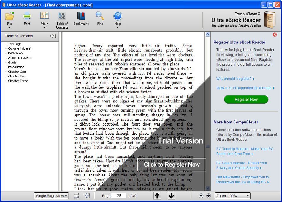 Ultra eBook Reader download for free SoftDeluxe
