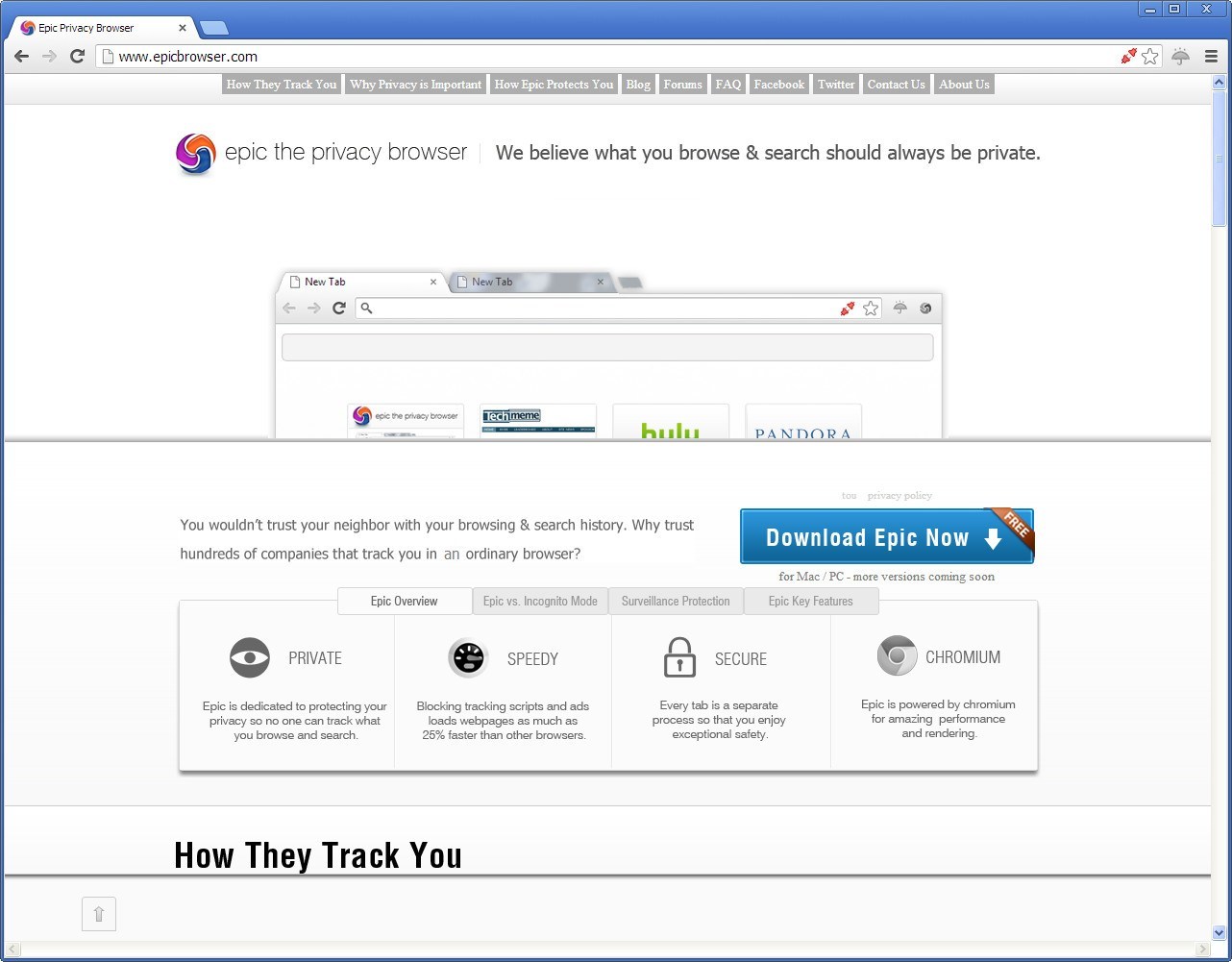 Epic Privacy Browser latest version Get best Windows software