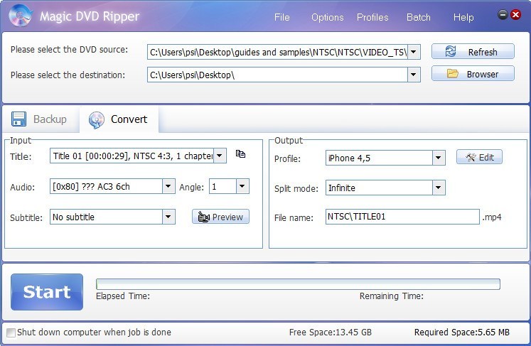 Magic DVD Ripper - Screenshot #14