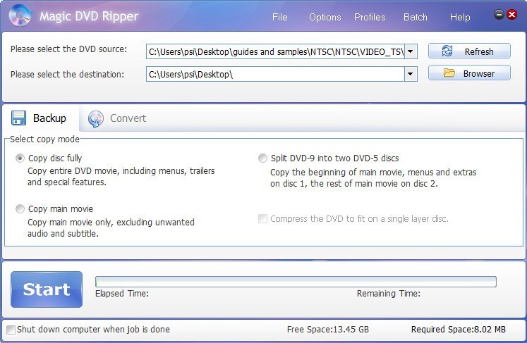 Magic DVD Ripper - Screenshot #12