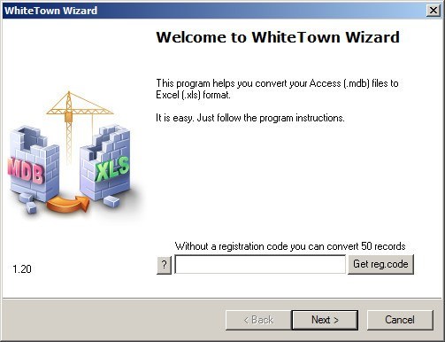 MDB to XLS Converter - Screenshot #3