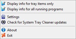 System Tray Cleaner - Screenshot #2