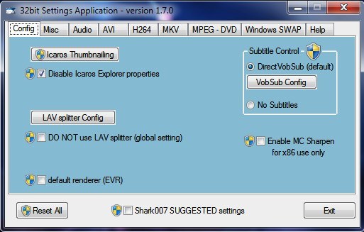 shark007 advanced codecs download