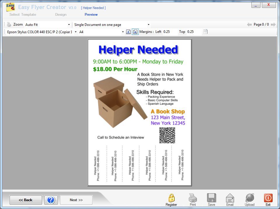 Easy Flyer Creator - Screenshot #2