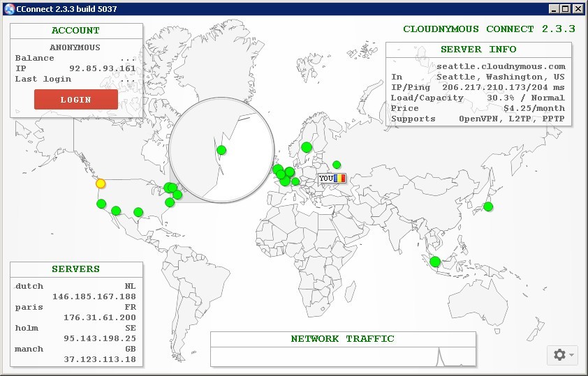 Cloudnymous Connect - Screenshot #3
