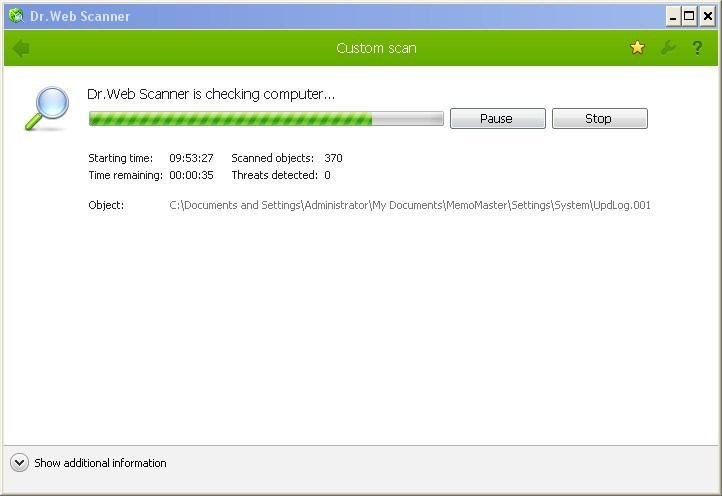 Dr.Web Anti-virus - Screenshot #2