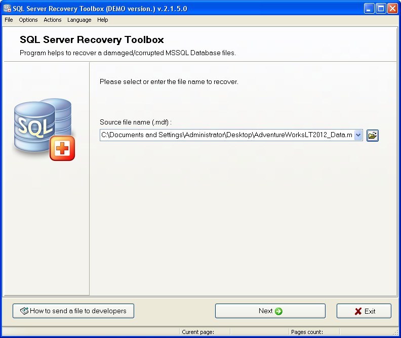 Sql Server Recovery Toolbox SQL Server Recovery Toolbox latest version - Get best Windows software