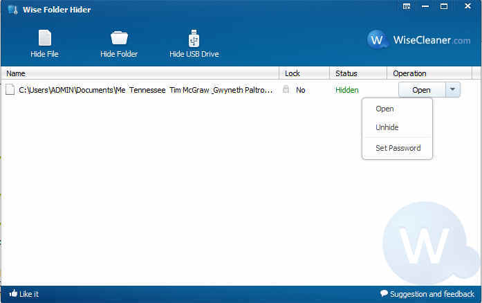 Wise Folder Hider - Screenshot #23