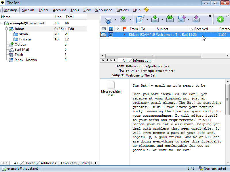 The Bat! - Screenshot #8