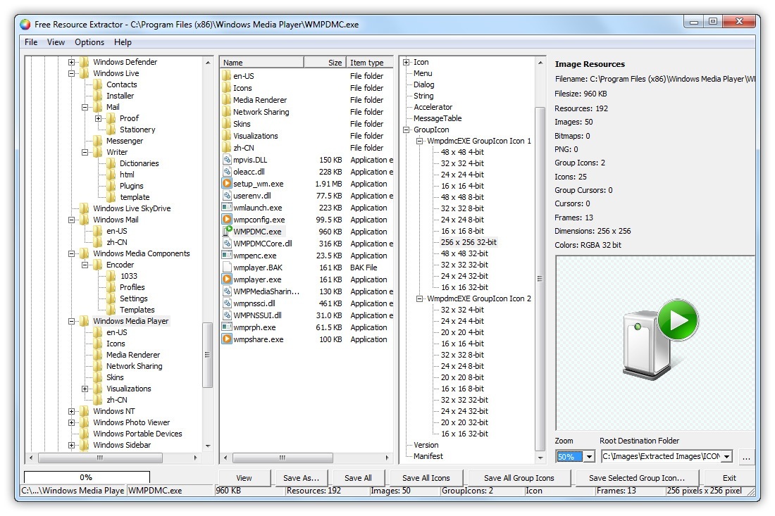 Free Resource Extractor download for free SoftDeluxe