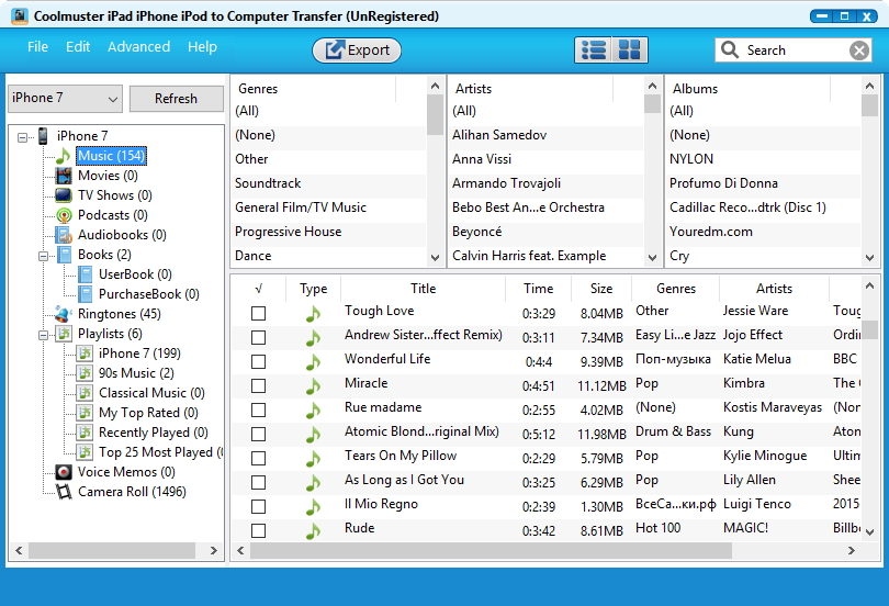 Coolmuster iPad iPhone iPod to Computer Transfer - Screenshot #3