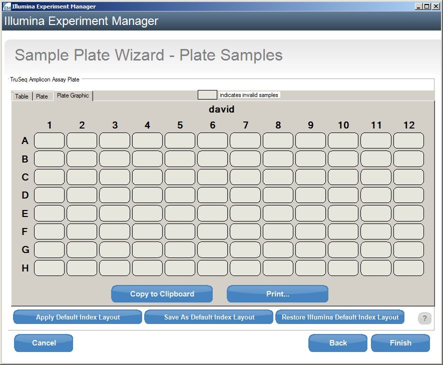 Illumina Experiment Manager - Screenshot #2