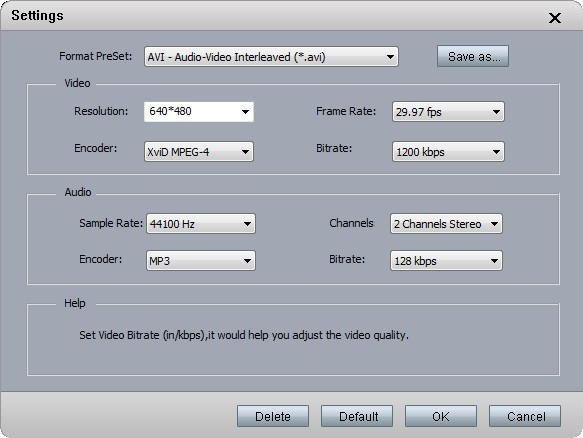 DVDVideoMedia Free Video Converter - Screenshot #6