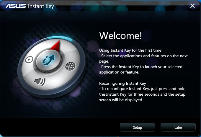 Asus instant key что это