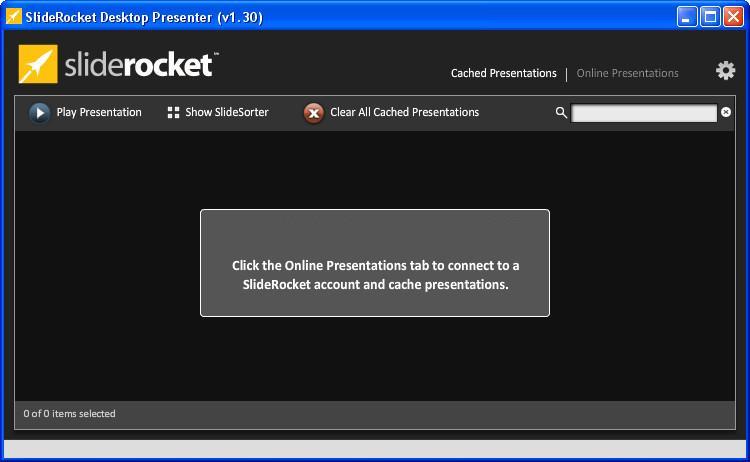 SlideRocket Desktop Presenter - Screenshot #1